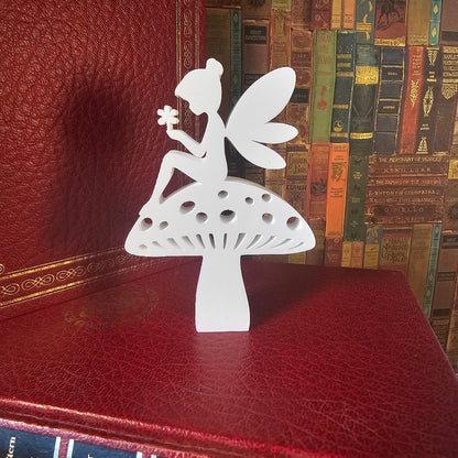 Silikonform: Elfe auf Pilz