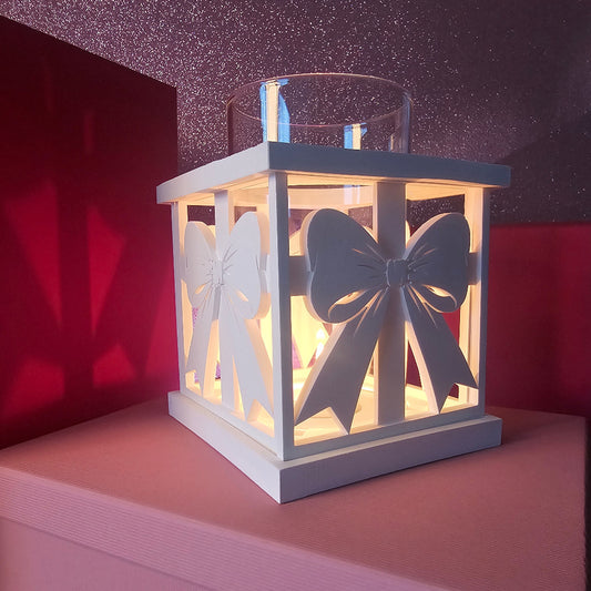 Silikonform: Laternen-Rahmen "Geschenkschleife"