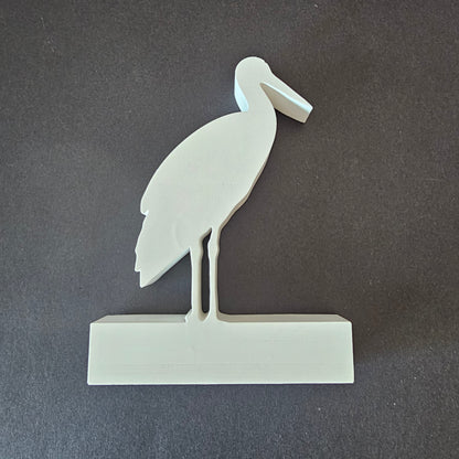 Silikonform: Storch