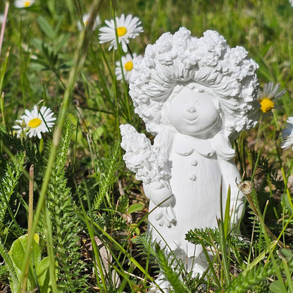 Silikonform: Blumenkinder (Mädchen und Junge)
