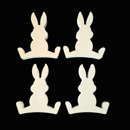 Silikonform: Kleiner Hase im Spagat, 4er Form