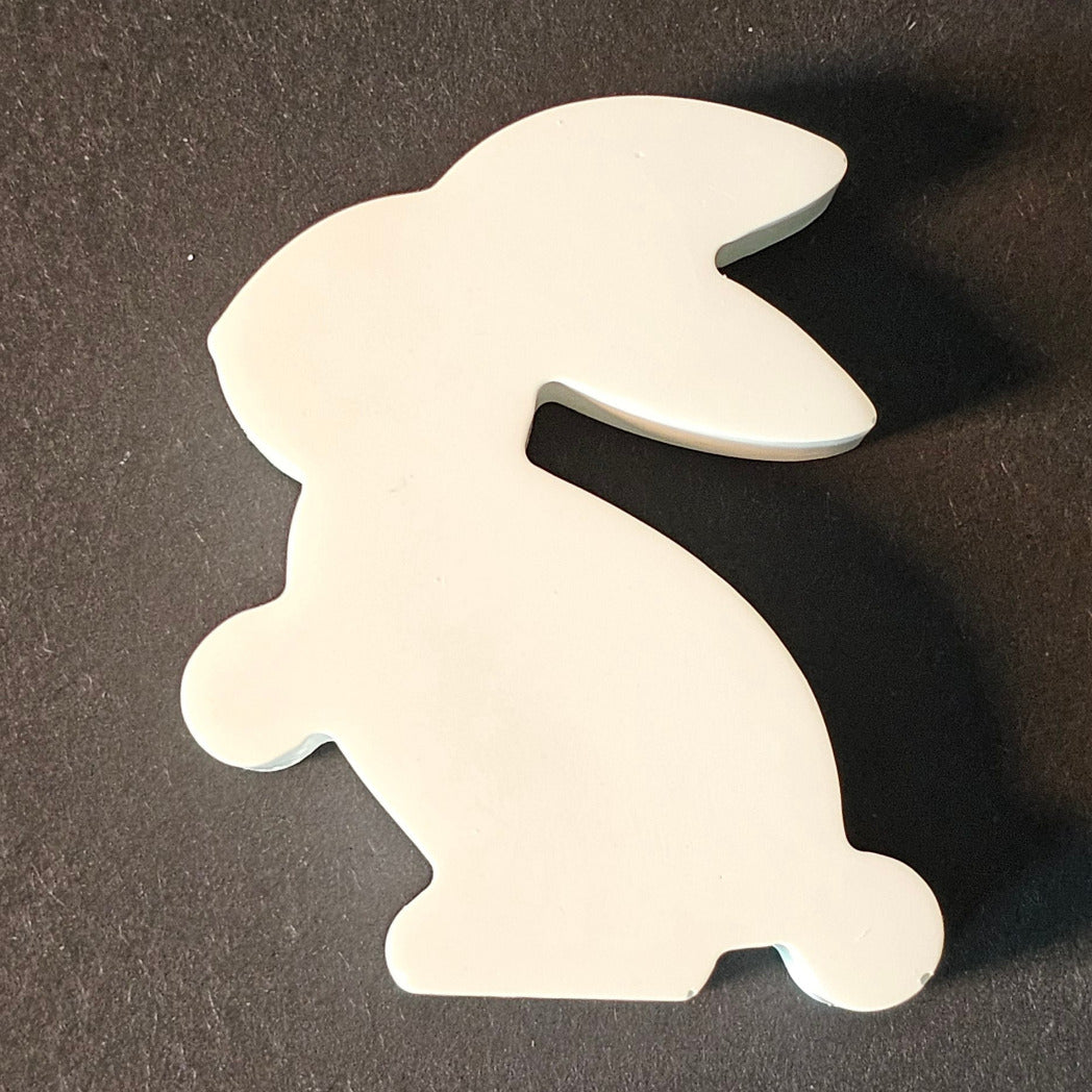 Silikonform: Kleiner stehender Hase, 4er Form