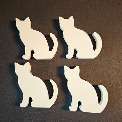 Silikonform: Kleine Katze, 4er Form