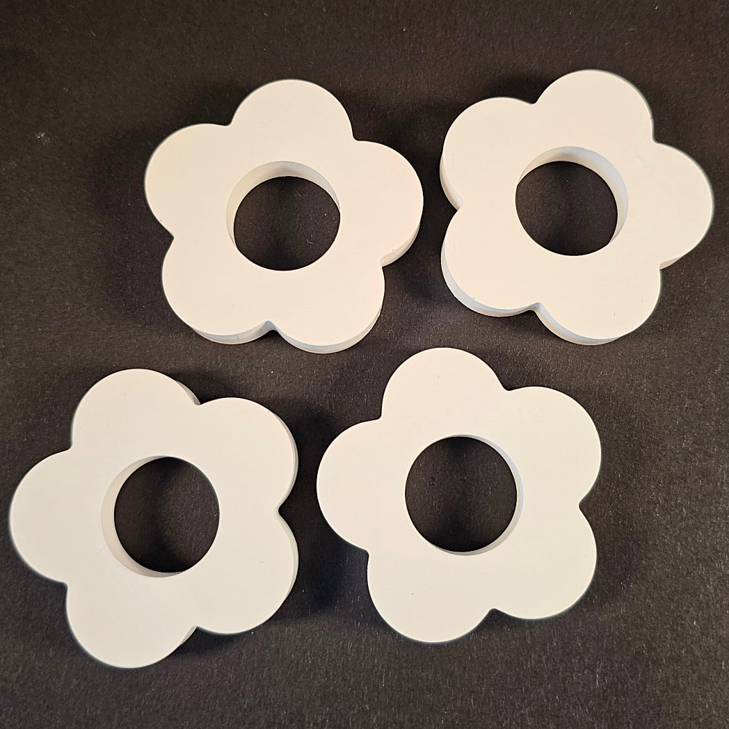 Silikonform: Kleine Blüte, 4er Form