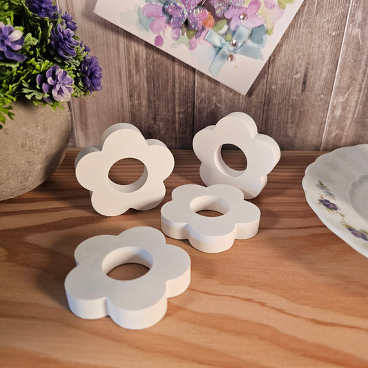 Silikonform: Kleine Blüte, 4er Form