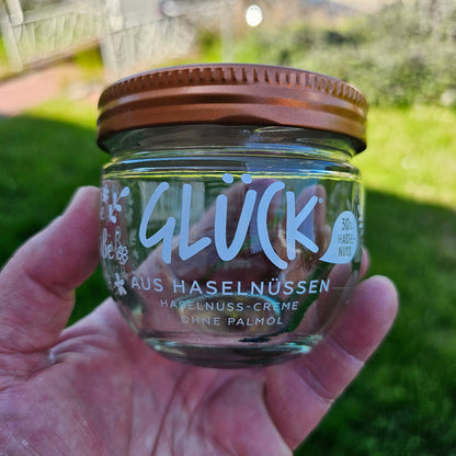 Marmeladenglas "Glück"
