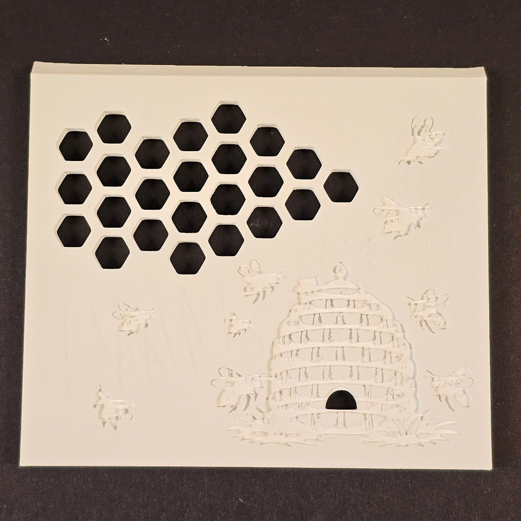 Silikonform: Lichthaus "Bienen"