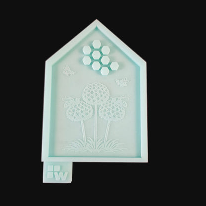 Silikonform: Lichthaus "Bienen"