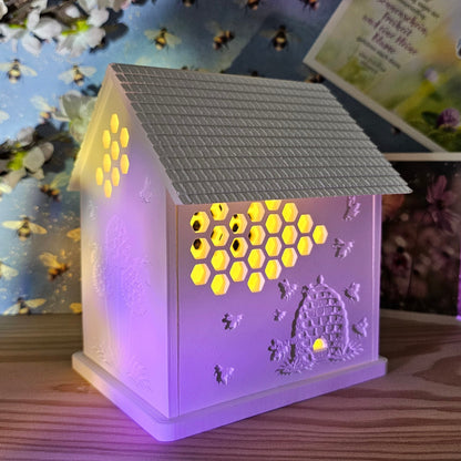 Silikonform: Lichthaus "Bienen"