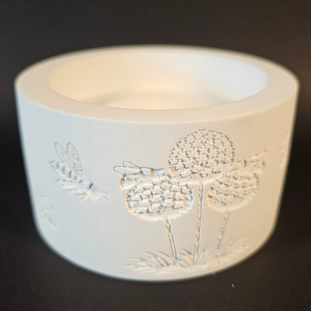 Silikonform: Windlichtsockel "Bienenkorb"