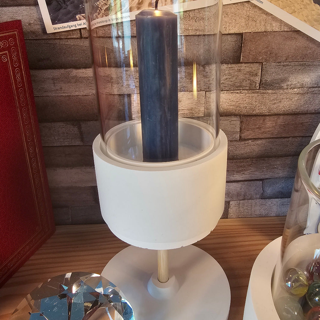 Silikonform: Windlichtsockel "blanko"