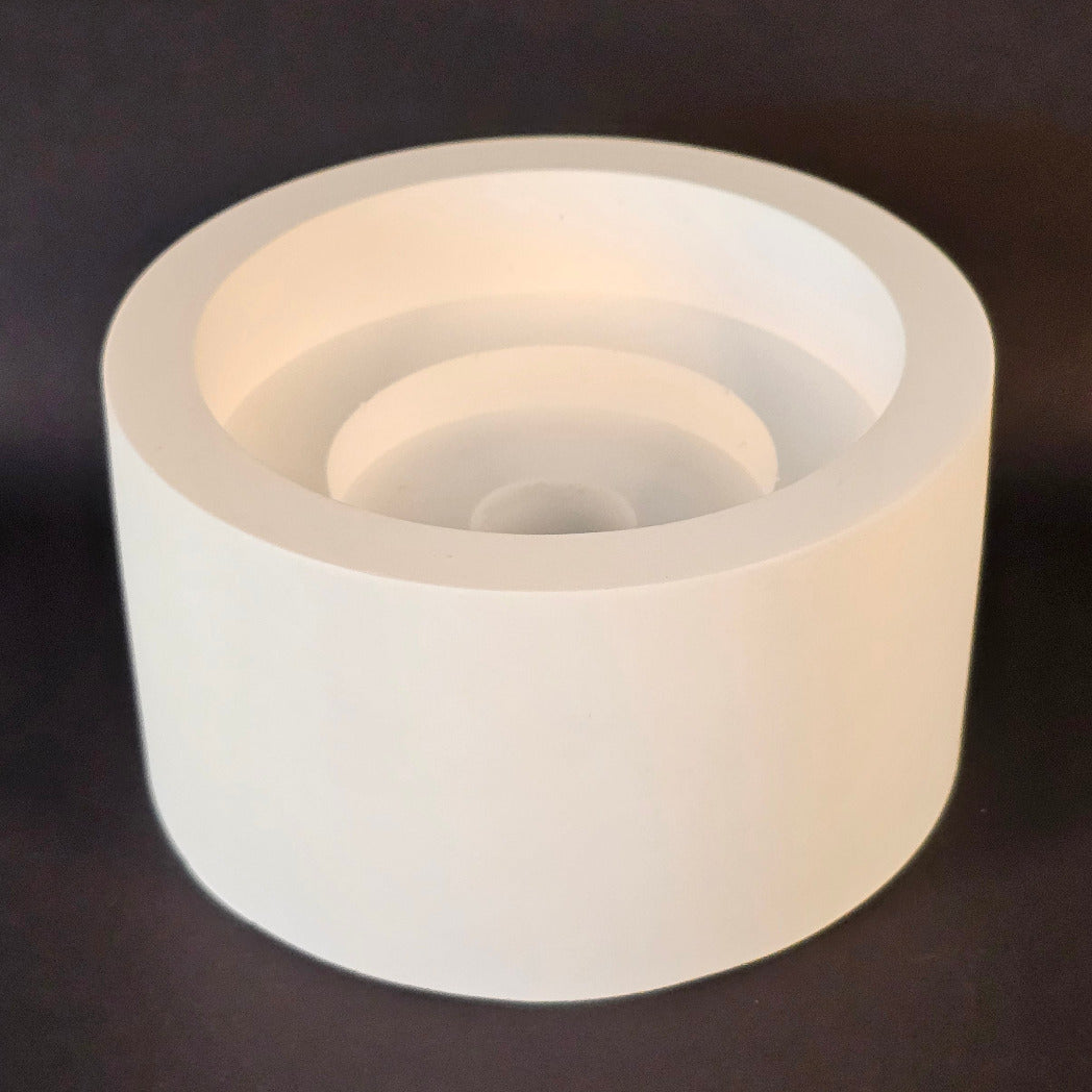Silikonform: Windlichtsockel "blanko"