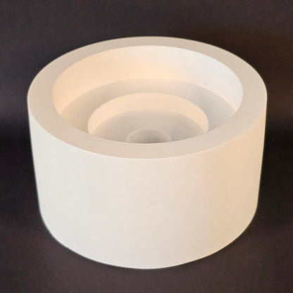 Silikonform: Windlichtsockel "blanko"
