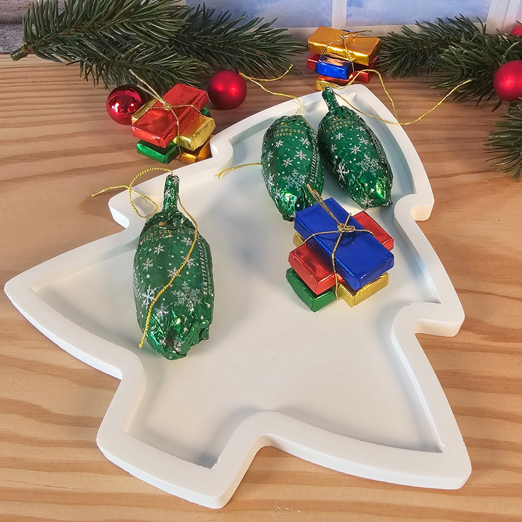 Silikonform: Tablett "Tannenbaum"