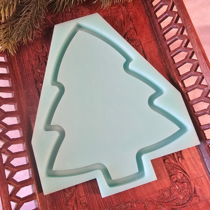 Silikonform: Tablett "Tannenbaum"