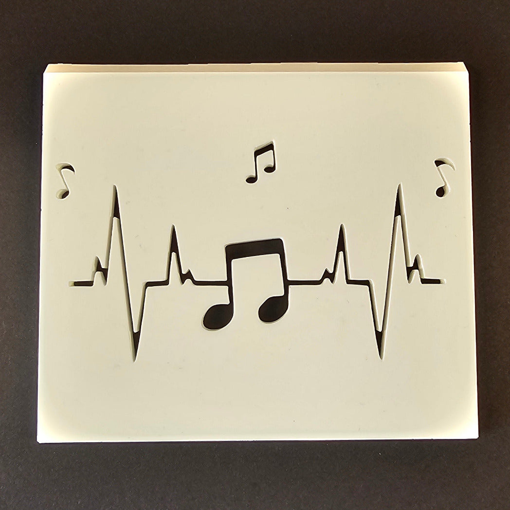 Silikonform: Kuhni-Haus "Musik"