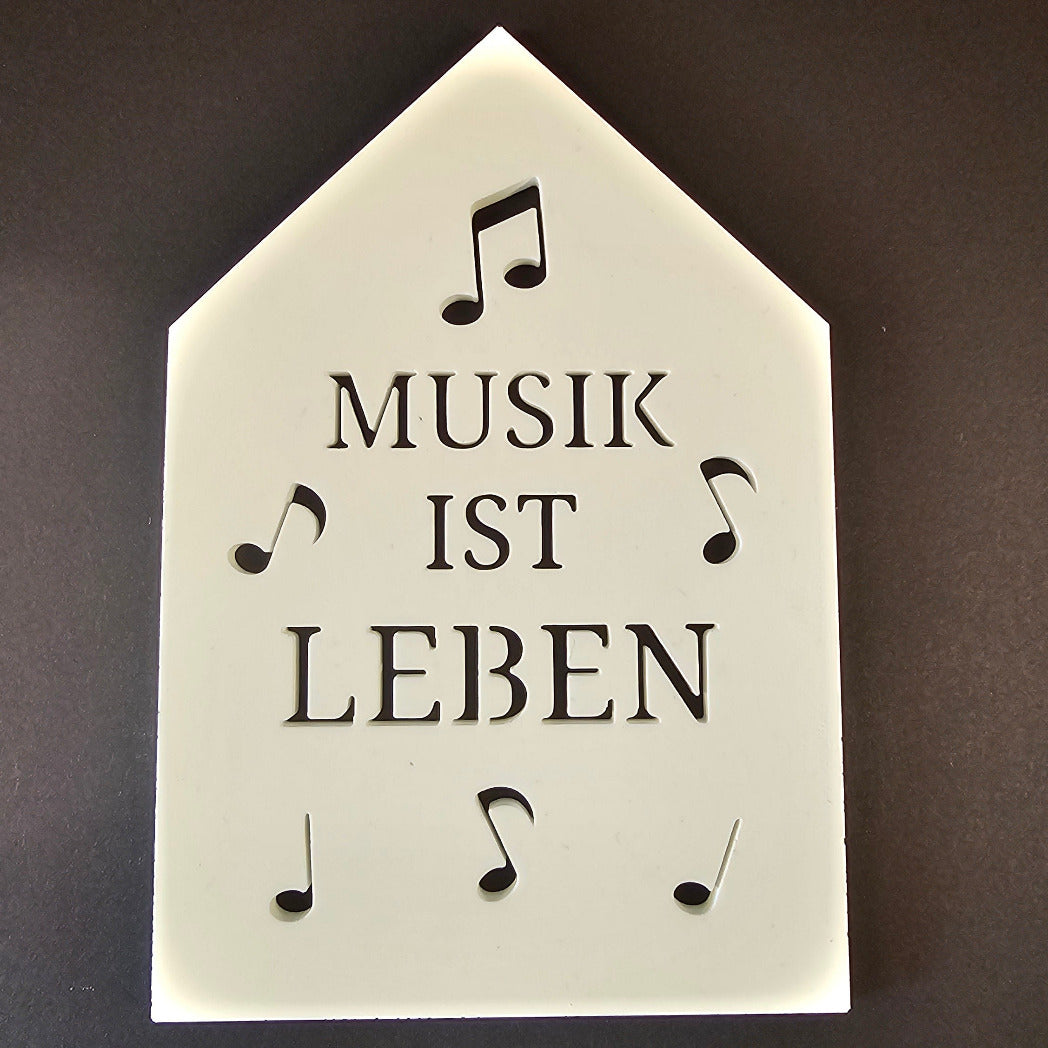 Silikonform: Kuhni-Haus "Musik"