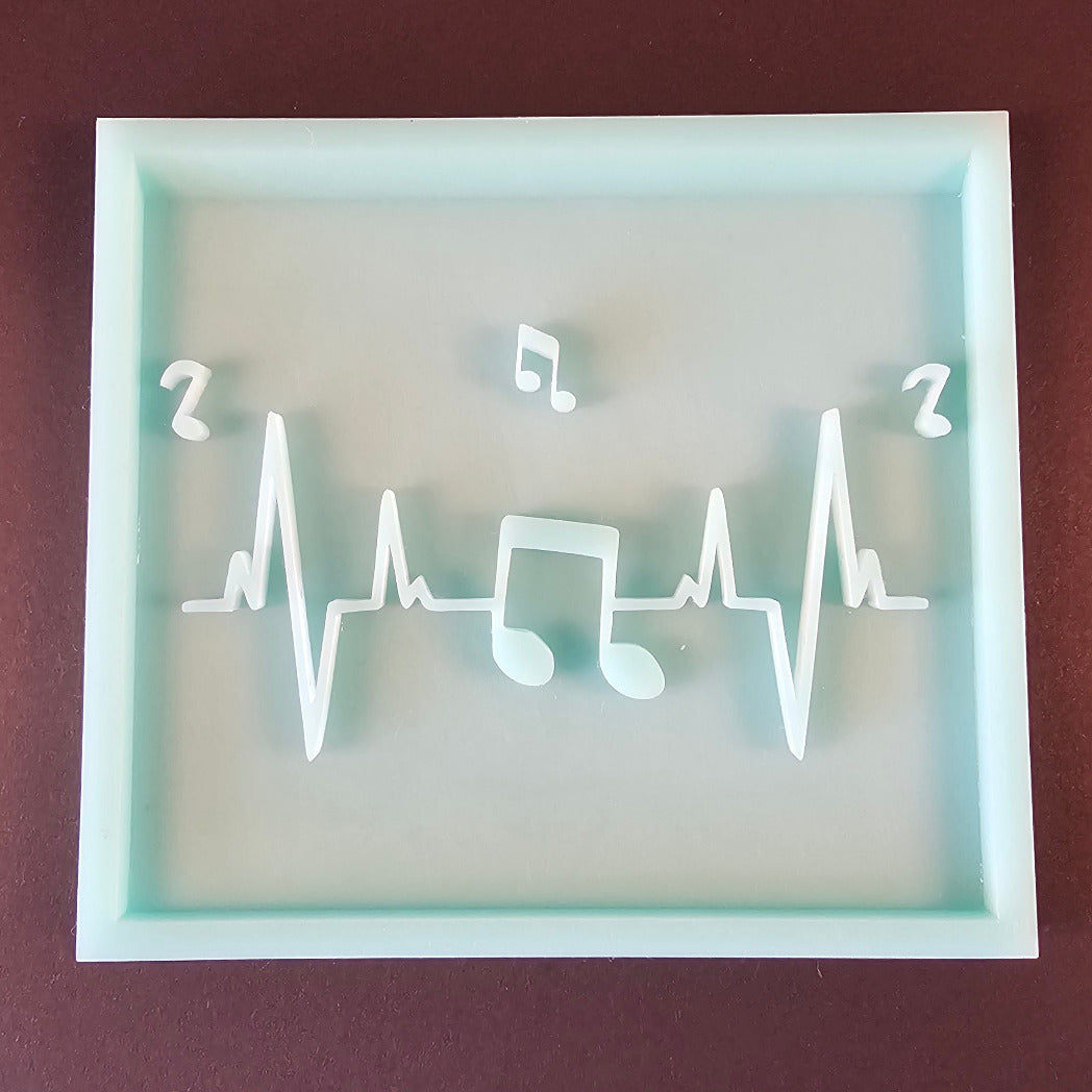 Silikonform: Kuhni-Haus "Musik"