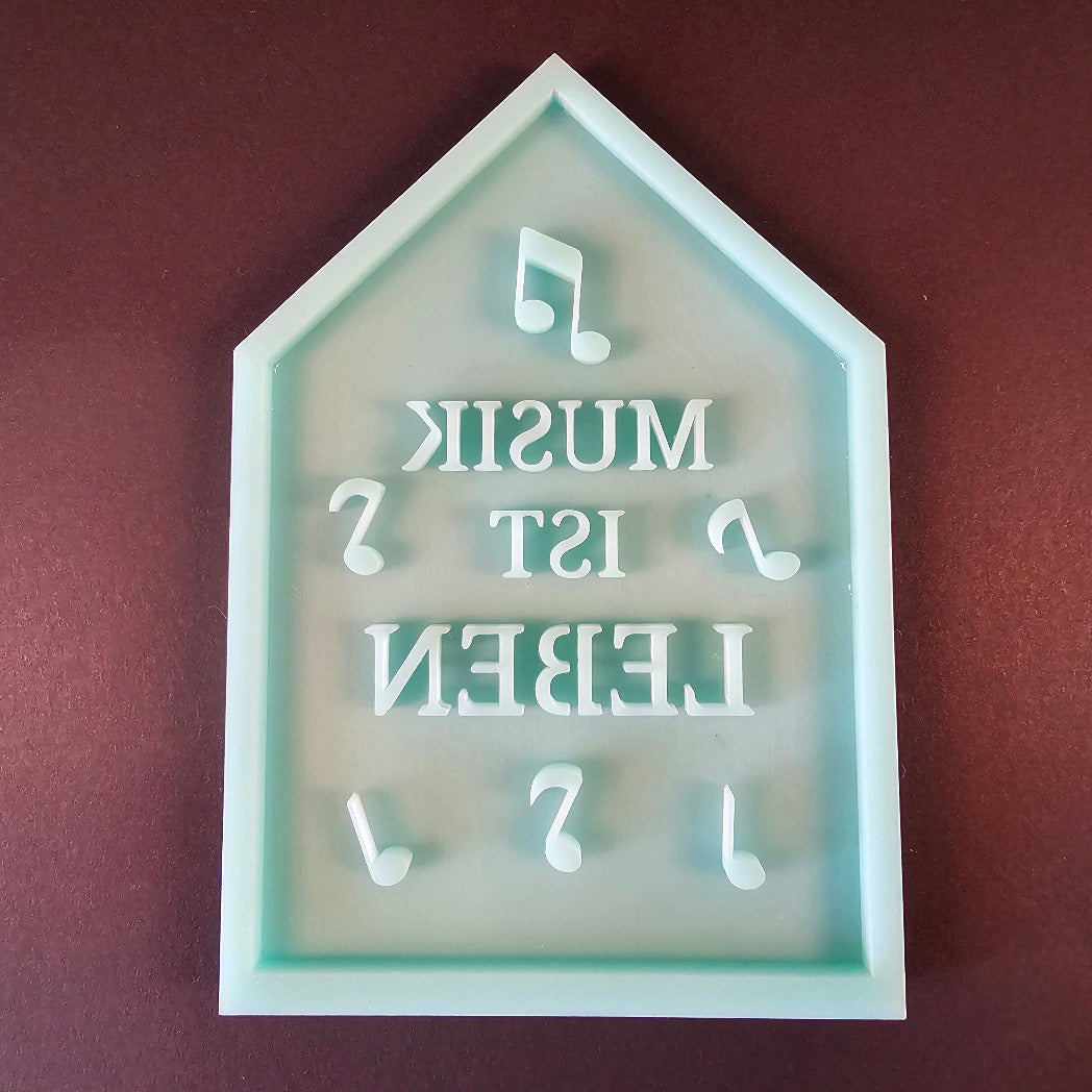 Silikonform: Kuhni-Haus "Musik"