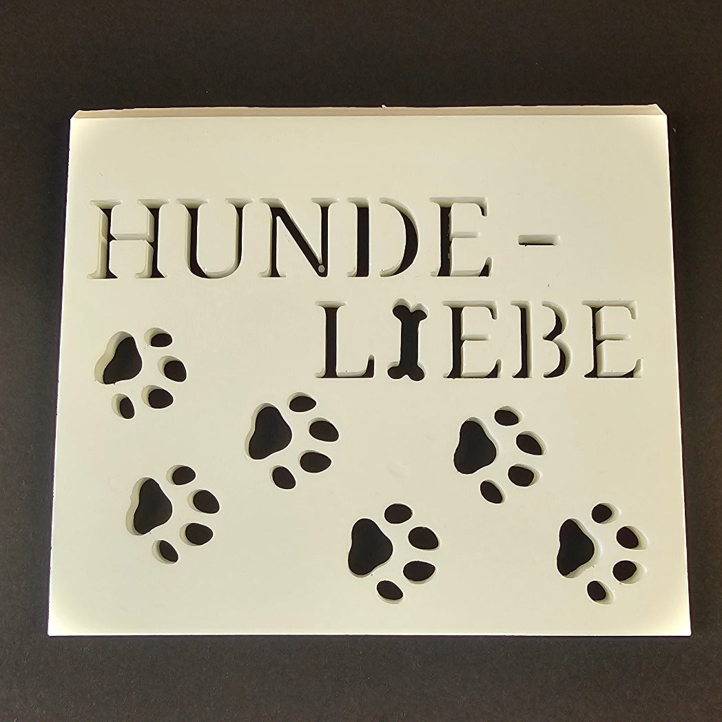 Silikonform: Kuhni-Haus "Hundeliebe"