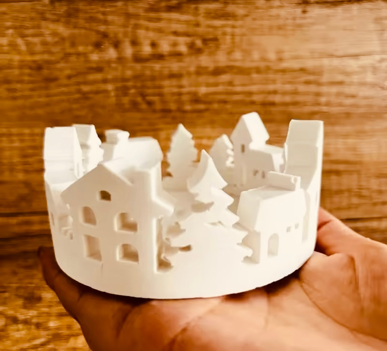 Silikonform Häuserschale Weihnachten