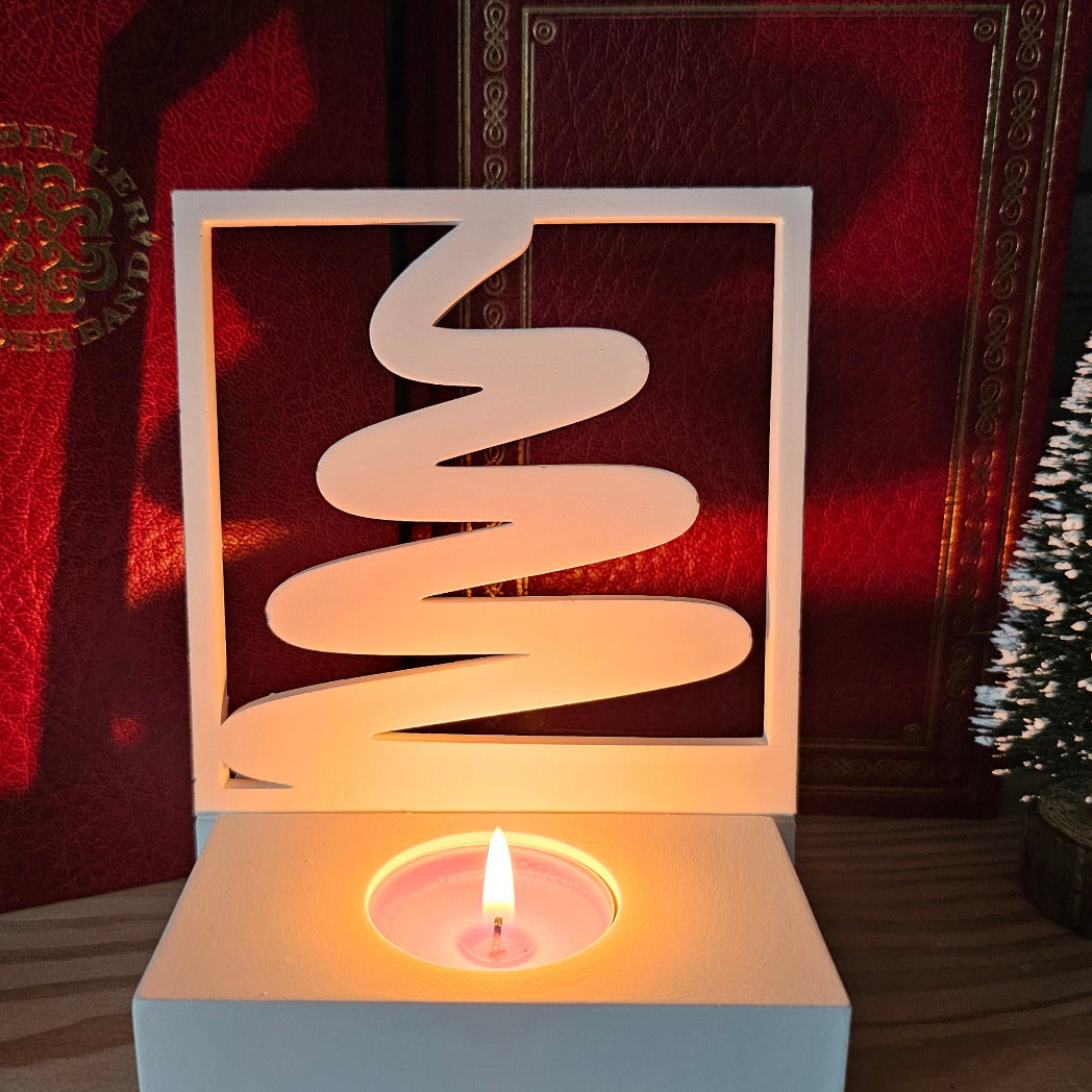 Silikonform: Laternen-Rahmen "Tannenbaum", modern