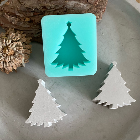 Silikonform: Kleiner Tannenbaum