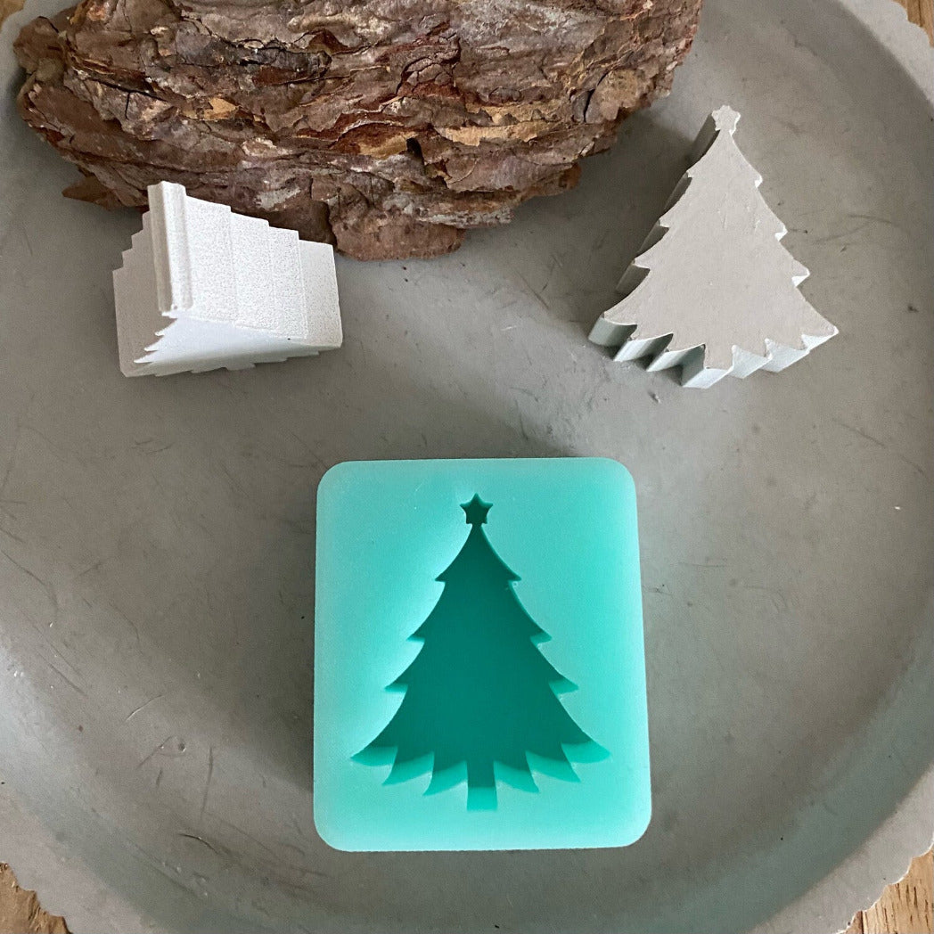 Silikonform: Kleiner Tannenbaum