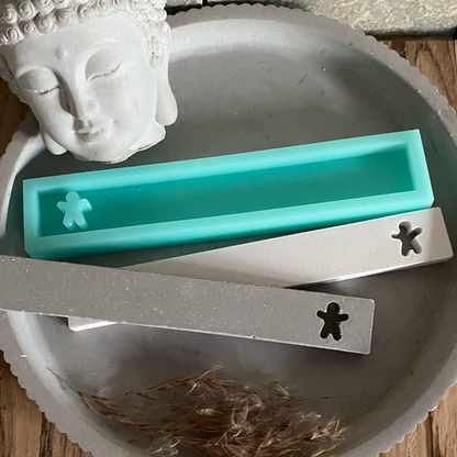 Silikonform: Klötzchen "Lebkuchenmännchen"