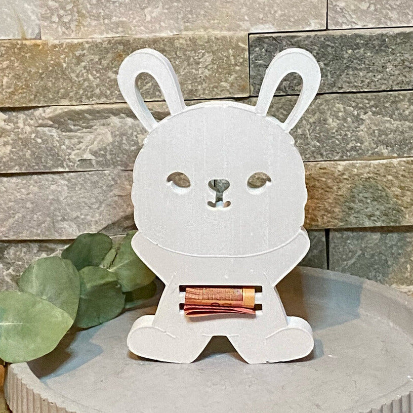 Silikonform: Geldscheinhalter "Hase"