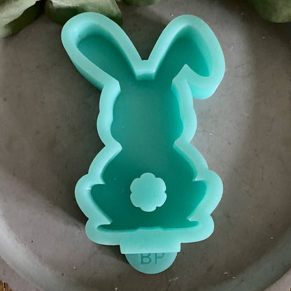 Silikonform: Hase mit Blume