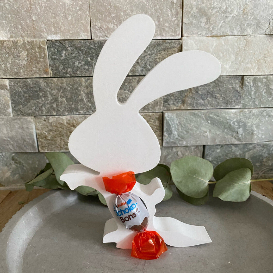 Silikonform: Hase für Schokobonbons Silhouette