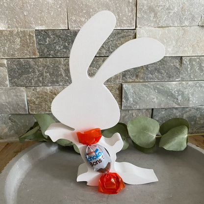 Silikonform: Hase für Schokobonbons Silhouette