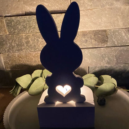 Silikonform: Einschieber "Hase mit Herz"