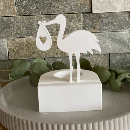Silikonform: Einschieber "Storch"