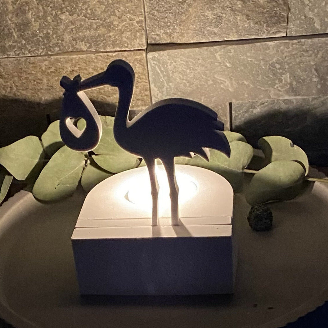 Silikonform: Einschieber "Storch"
