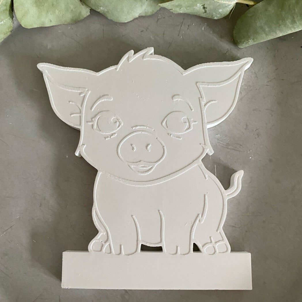 Silikonform: Einschieber "Schweinchen"