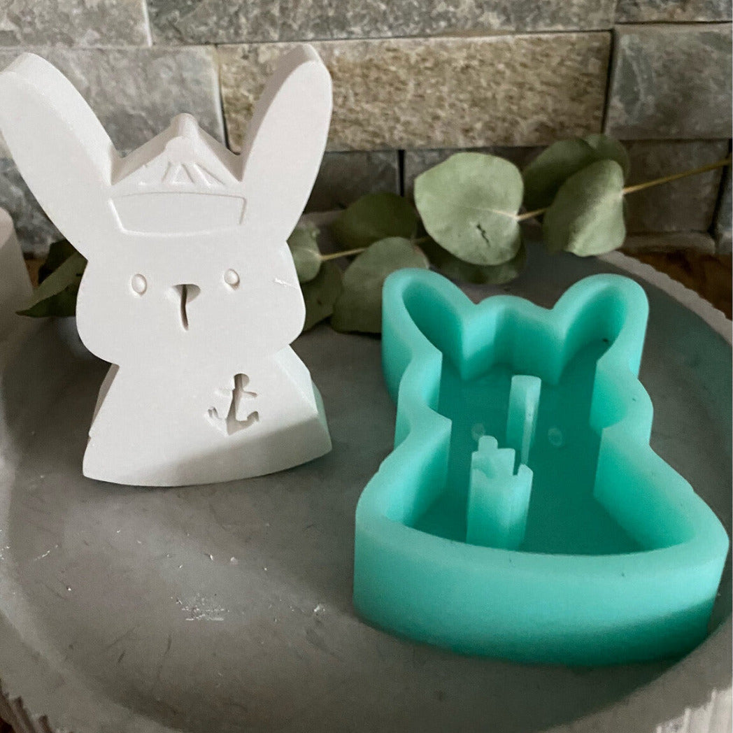 Silikonform: Matrosen-Hase