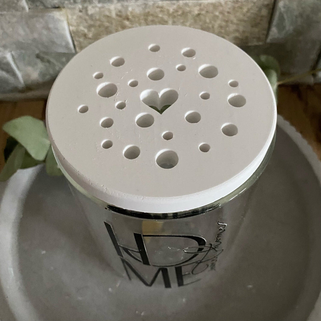Silikonform: Blumenretter mit Herz in drei Größen