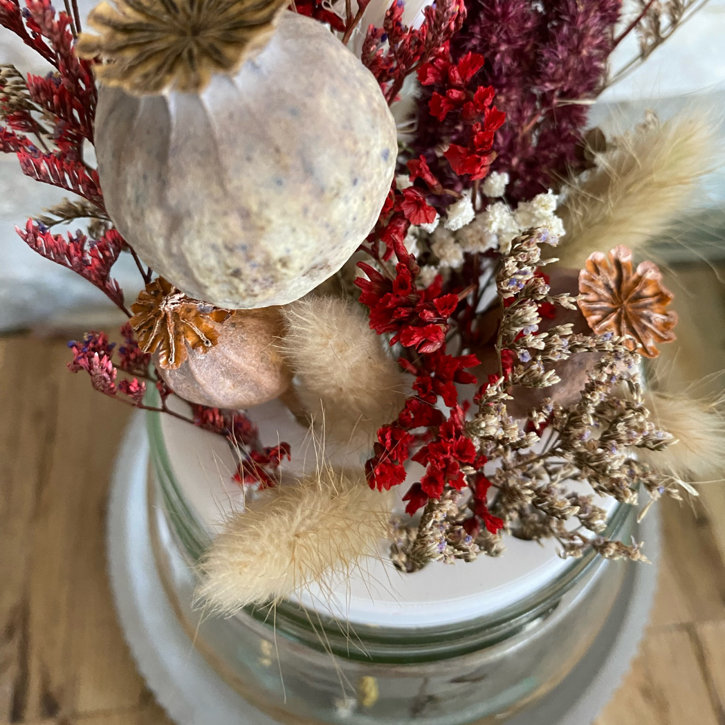 Silikonform: Blumenretter mit Herz in drei Größen