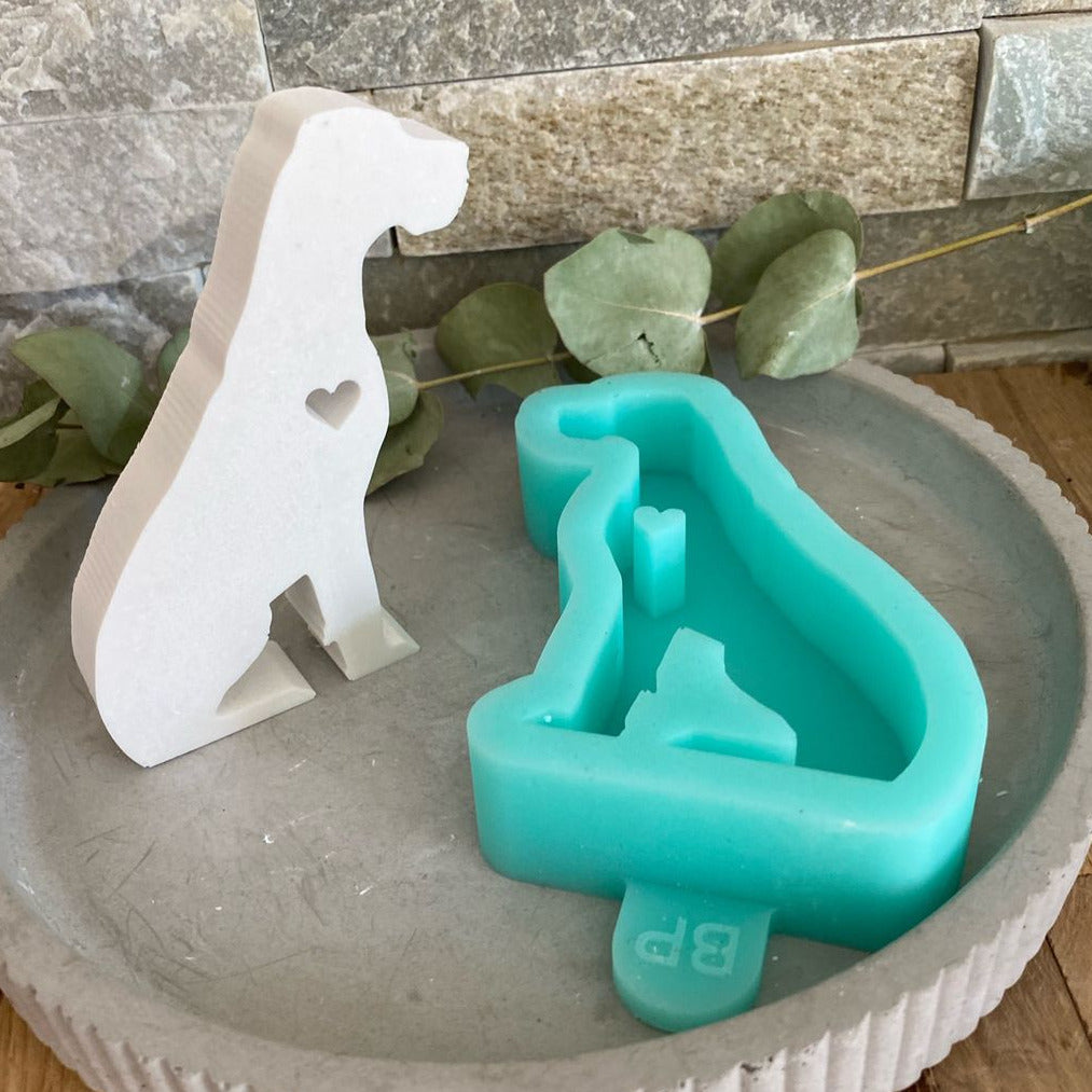 Silikonform: Deutsche Dogge