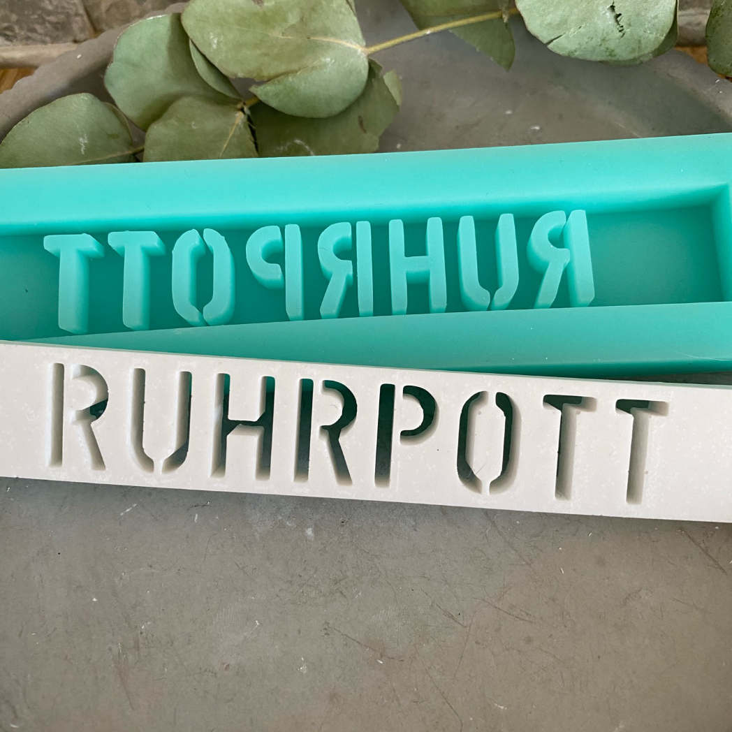 Silikonform: Klötzchen "Ruhrpott"