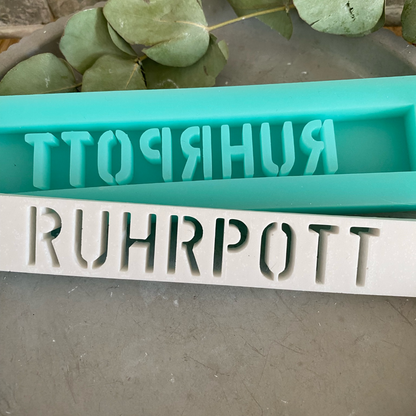 Silikonform: Klötzchen "Ruhrpott"