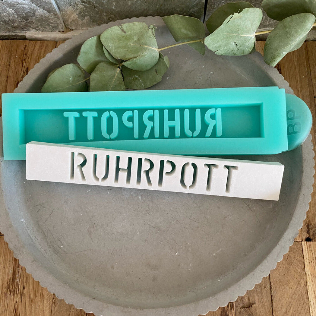 Silikonform: Klötzchen "Ruhrpott"