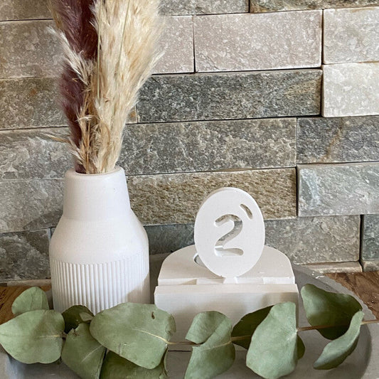 Silikonform: Einschieber "Ballon mit der Zahl Nr. 2"