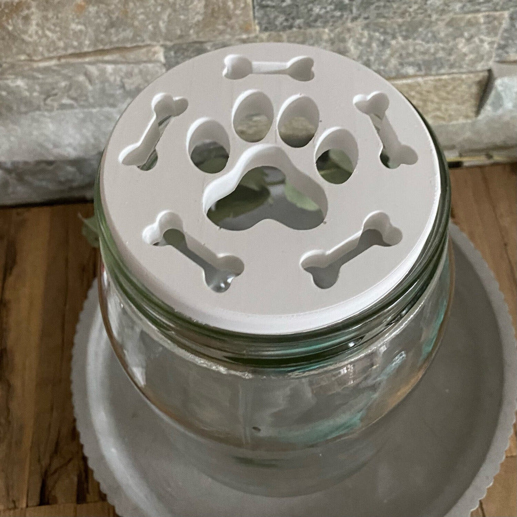 Silikonform: Blumenretter "Pfote" in zwei Größen