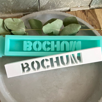 Silikonform: Klötzchen "Bochum"