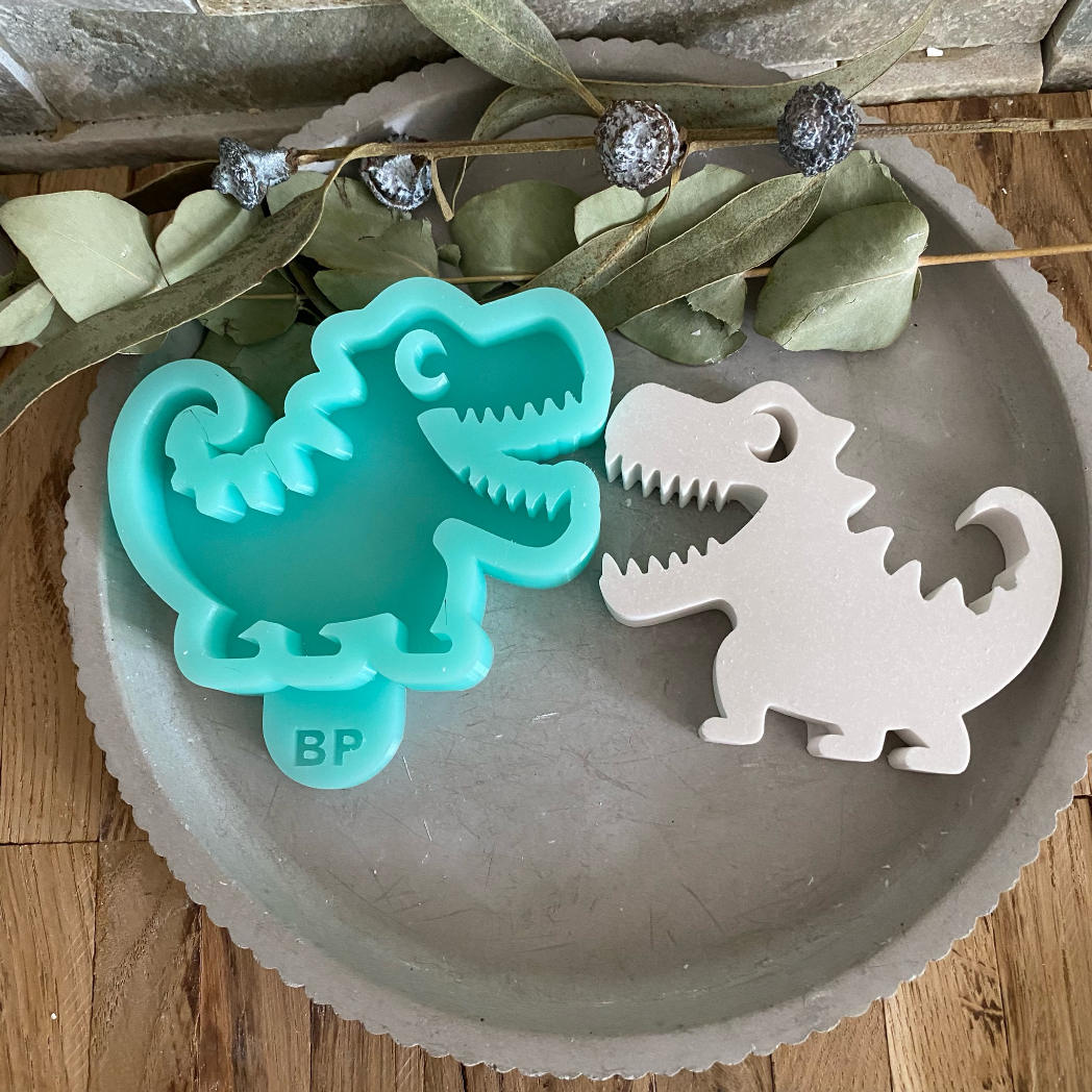 Silikonform: Dinosaurier
