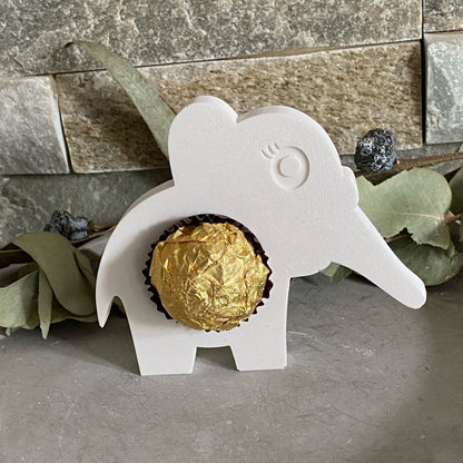 Silikonform: Elefant für eine Schoko-Praline