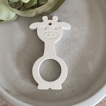 Silikonform: Giraffe für eine Schoko-Praline